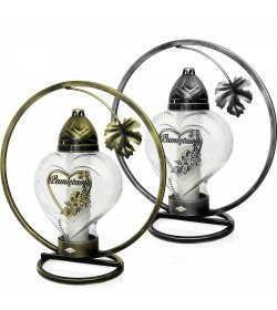 Znicz G9 SERCE PAMIĘTAMY ART METAL