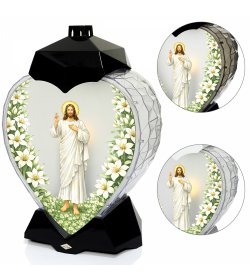 Znicz SERCE D Pan Jezus LILIE