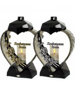 Znicz SERCE RÓŻA PNĄCA KOCHANEMU BRATU