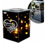 SOLAR 3D LUSTRO RT155001+ serce KT srebrne
