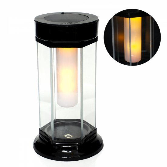 Znicz SOLAR KAPLICZKA SZEŚCIAN czarny