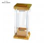 TOLEDO złoto - artystyczna piękna szklana kapliczka znicz