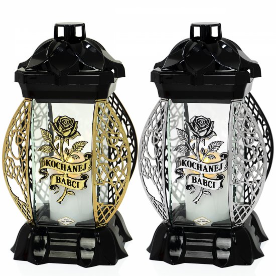 Znicz WERSAL AŻUR RÓŻA KOCHANEJ BABCI