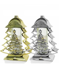 Znicz bożonarodzeniowy ZGM CHOINKA METALIK