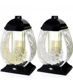 Znicz wielkanocny ZGM PISANKA biały